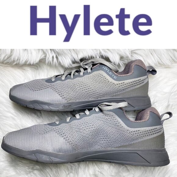 HYLETE CIRCUIT II Cross Training Sneakers 4MM Insole Gray Knit Vibram Sole Men 9 - Picture 4 of 15